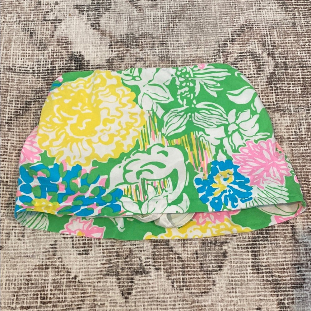 Lilly Pulitzer Girls Skort/Skirt - Hibiscus Stroll Floral
